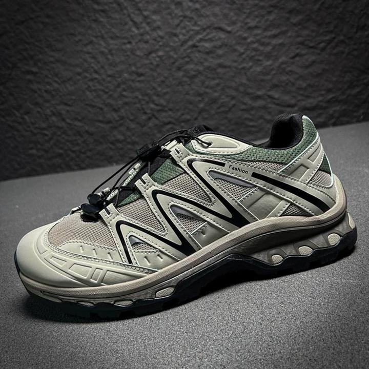 培蒙户外男鞋2025春季新款运动休闲鞋户外登山厚底轻便健步鞋男旅