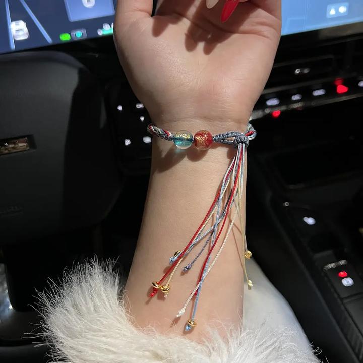 哪吒敖丙魔丸灵珠轮回手绳diy材料包手工编织情侣闺蜜diy礼物Q969