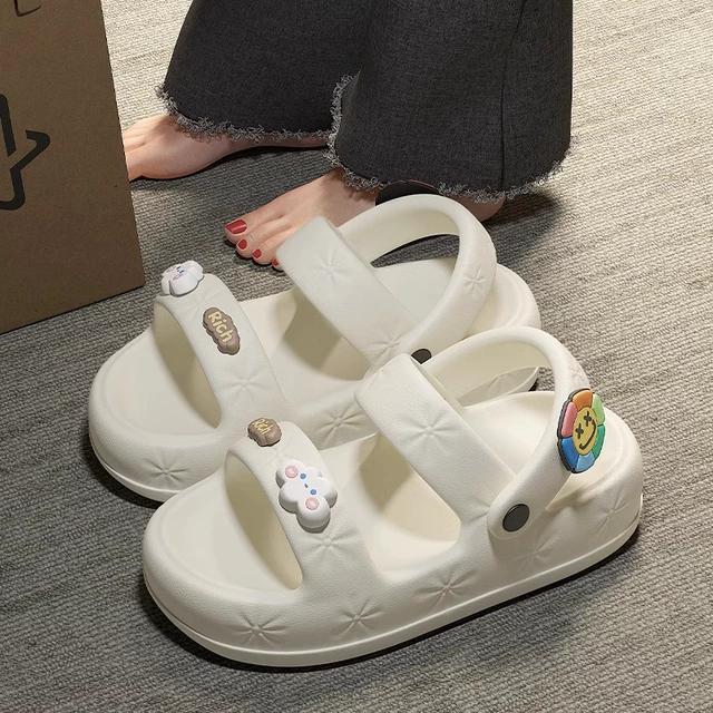 儿童凉拖鞋女童夏季外穿2024新款亲子二合一踩屎感居家两穿拖鞋女