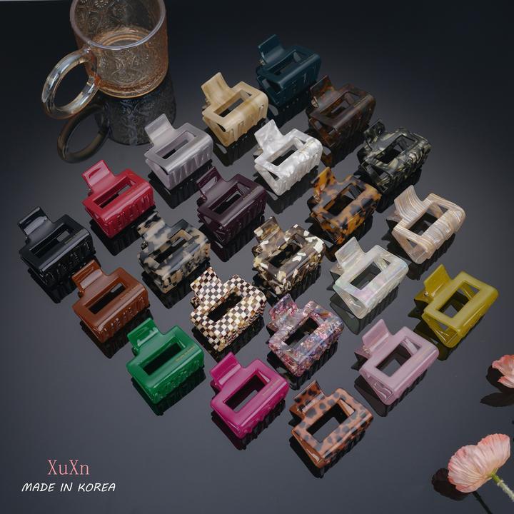 韩国BF小长方抓夹5CM后脑勺发量多发夹抓夹ins小众饰品小件饰品