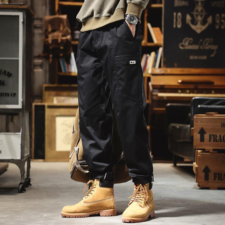 jeep吉普秋冬美式重磅复古经典休闲裤男直筒宽松男士工装裤子潮牌