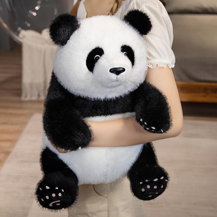 可爱大熊猫公仔萌兰熊猫毛绒玩具国宝熊猫玩偶布娃娃抱枕生日礼物