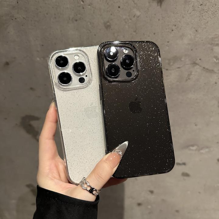 奥菲顿简约细闪适用iPhone17/16/15pro高级苹果14手机壳13/12软11