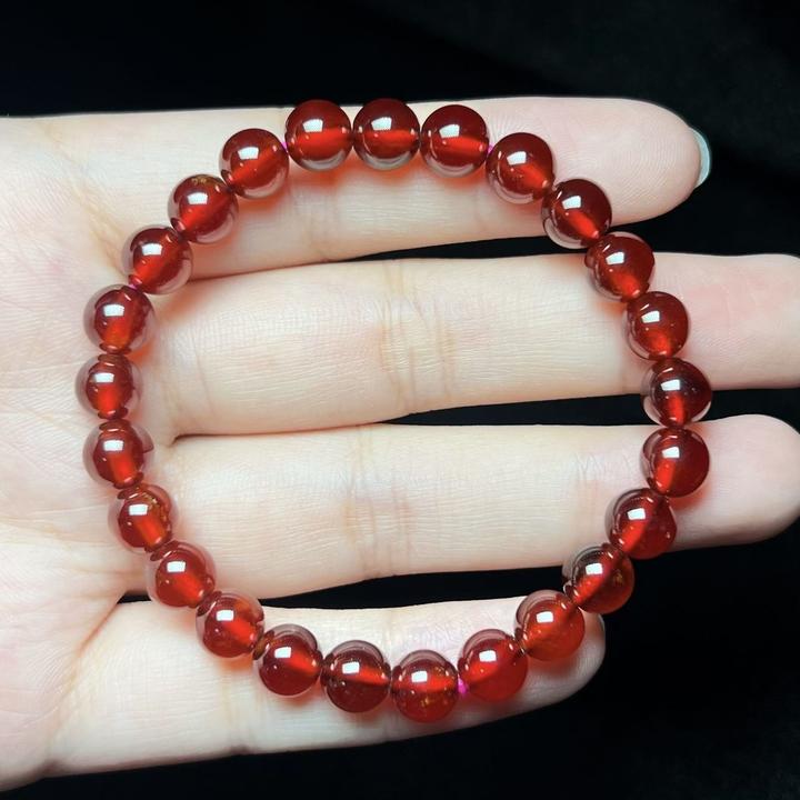 【云上】  DS73406-橙石榴石单圈手串-7mm（甄选）