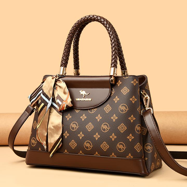 芭藜袋鼠品牌女斜跨包2025新款时尚中年女士送老婆生日礼物手提包