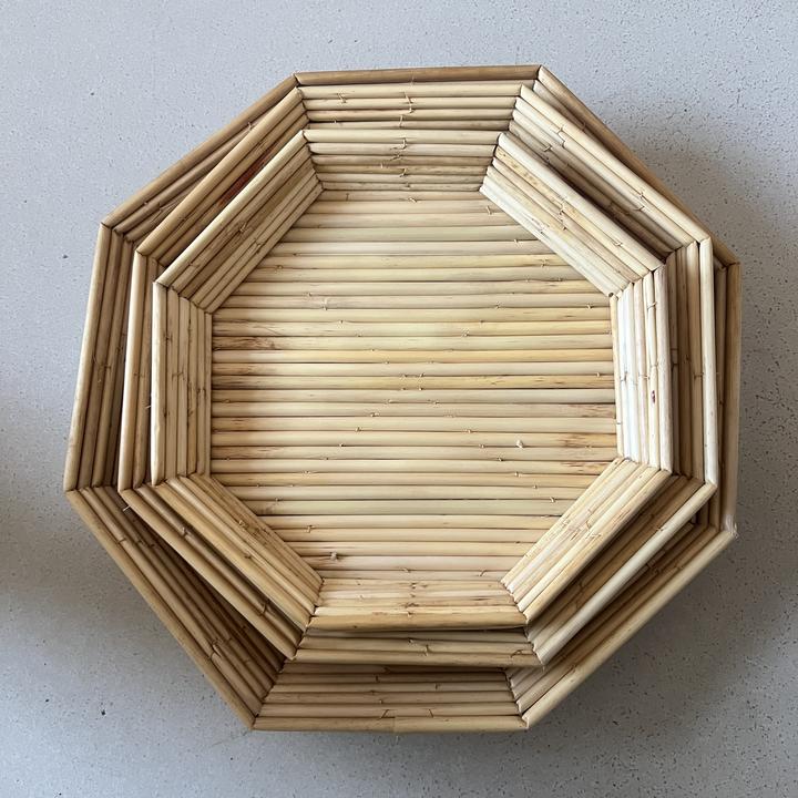 高粱杆超高岩八角收纳筐馒头包子熟水饺家用波罗厨房用品厨具全套