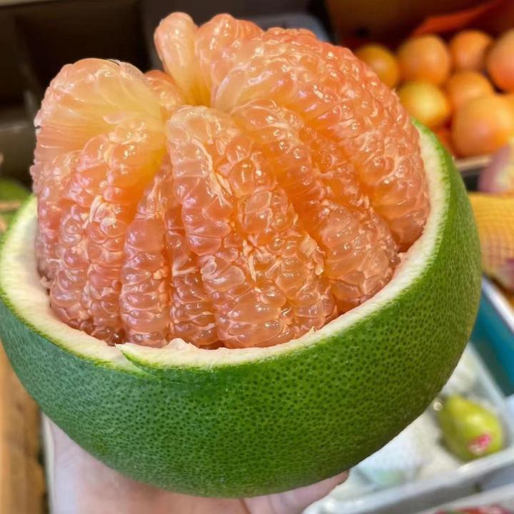 泰国进口翡翠柚地图柚金柚2颗装约5-5.5斤装（顺丰包邮 坏果包赔）