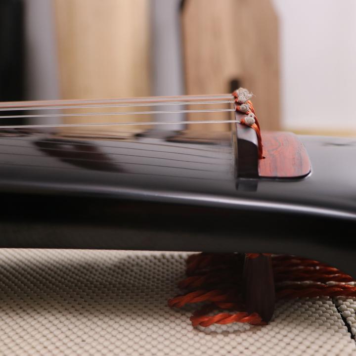 纯生漆鹿角霜手工斫琴老杉木面梓木底演奏级古琴考级演出比赛