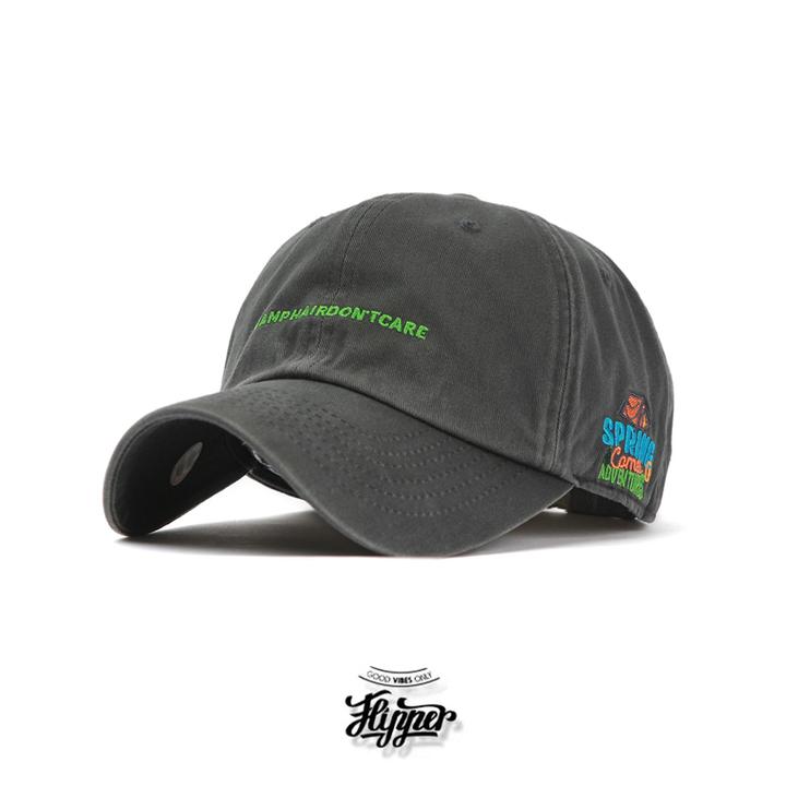 韩国flipper棒球帽男女春夏新款大码鸭舌帽韩版软顶水洗牛仔