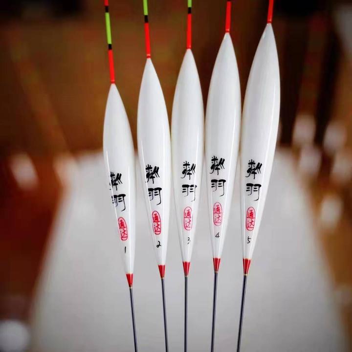 粼羽孔雀羽去壳浮漂 手工制作 高倍率 出口清晰灵敏度高