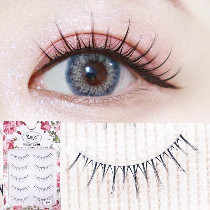 720小恶魔假睫毛雪里奈根根分明的整条仙子毛假睫毛一条自然仿真