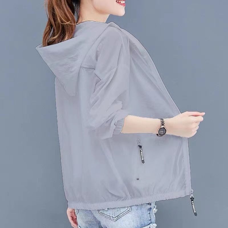 2025新款防晒衣女宽松轻薄透气防紫外线夏季百搭防晒服防晒衫