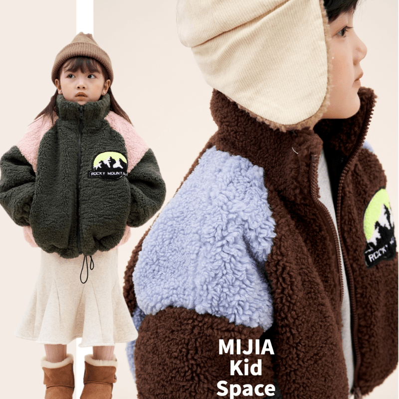 【90~140码】加棉袄绗线棉宽松柔软毛厚外套夹克加厚加棉冬韩