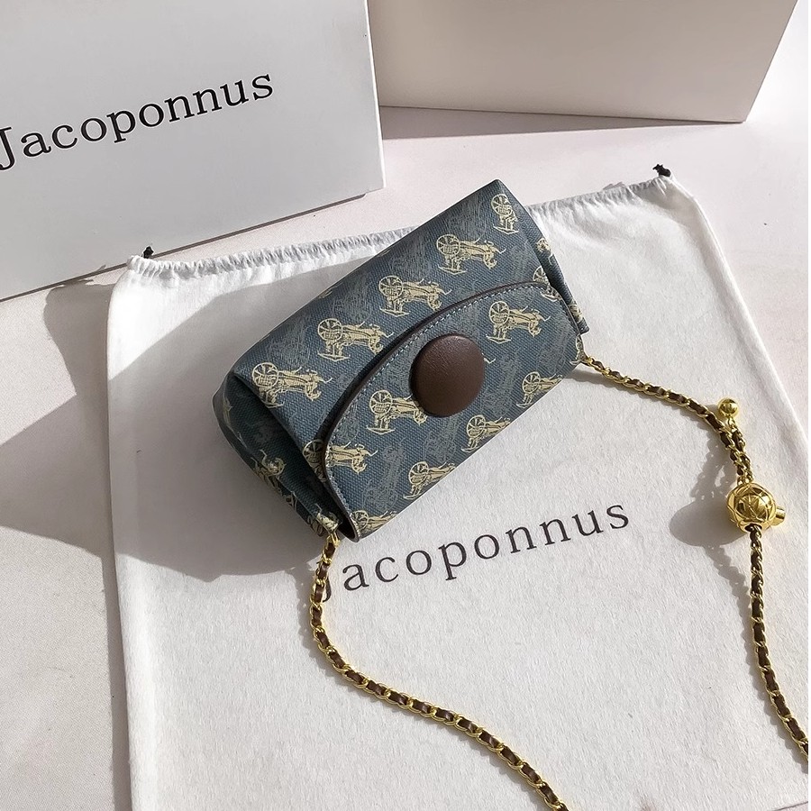 【雅各邦】真皮链条包女2025新款单肩百搭时尚女士肩包洋气腋下小包