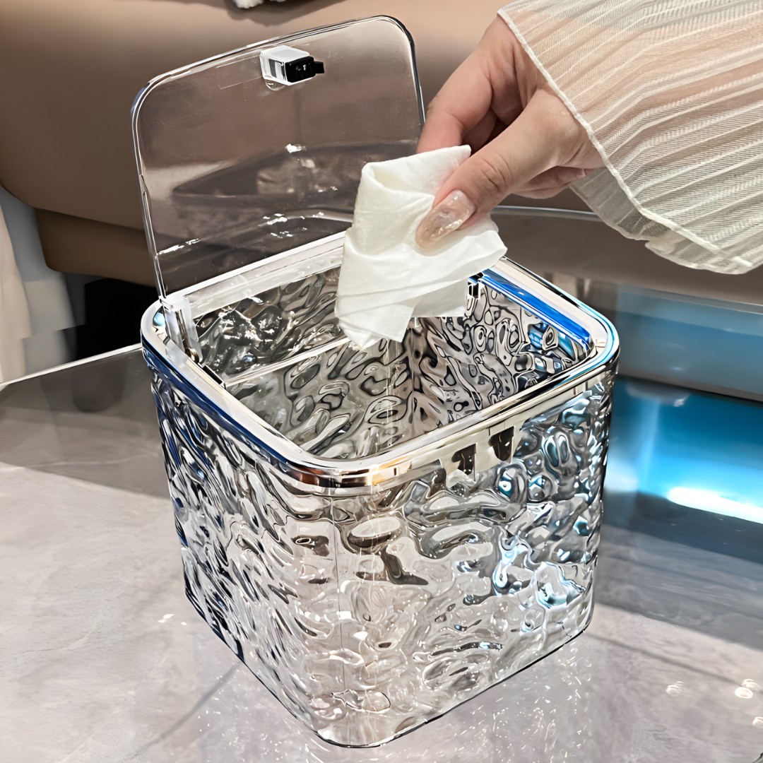 BSD高颜值垃圾桶家用网红垃圾桶小号桌面垃圾桶高档桌面小垃圾桶