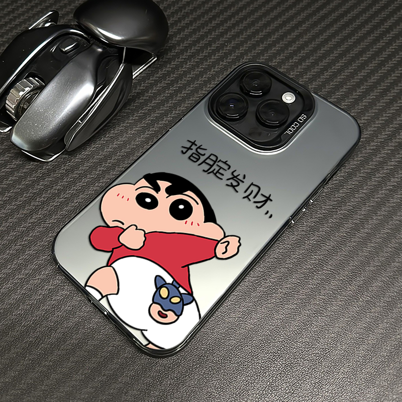 指腚发财苹果16/15pro手机壳iphone14创意13promax套12防摔11高级