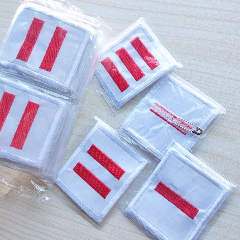 中队长大队长二道杠班干部小学生小队长标志一道杠三道杠棉布刺绣