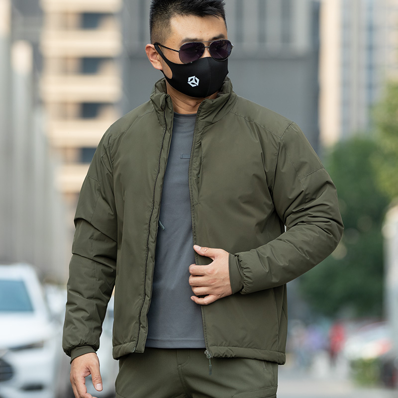 【砺兵户外】热反射休闲战术棉服轻便保暖防风便携式立领户外棉衣