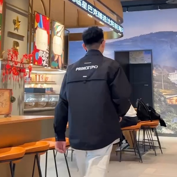 春秋轻奢男士宽松长袖衬衫休闲百搭时尚潮流帅气韩版男款翻领上衣