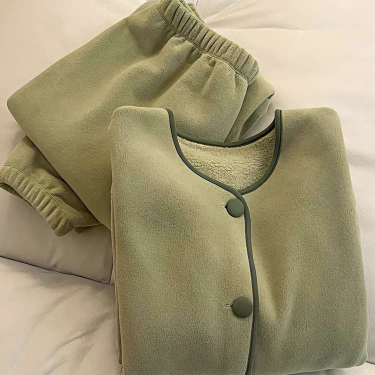 法式高级感珊瑚绒睡衣女冬款2024年新款大码加绒保暖秋冬家居服