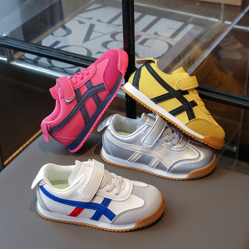 啤啤鸭儿童运动鞋四季款阿甘鞋男女童休闲鞋时尚洋气防滑百搭双网