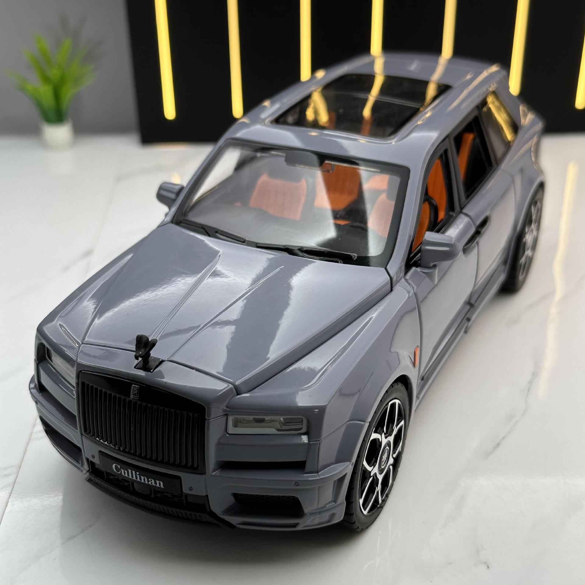 新款 BB版库里南 劳斯莱斯合金汽车模型 收藏摆件 声光越野车豪车