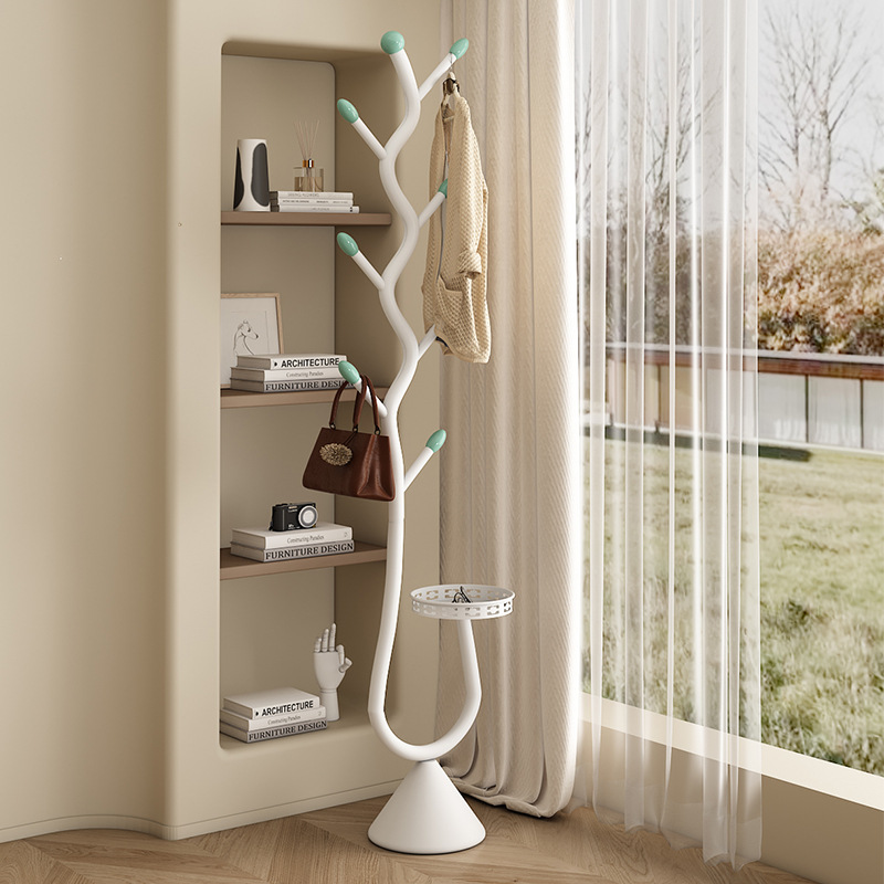 轻奢金属挂衣架落地卧室家用客厅进门挂包架房间简易衣帽架衣服架