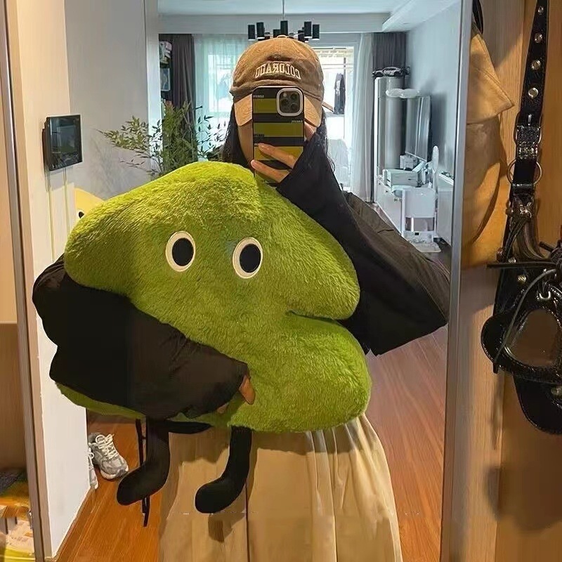 ins网红创意风小树沙发靠垫靠枕毛绒圣诞松树抱枕礼物异形可爱软