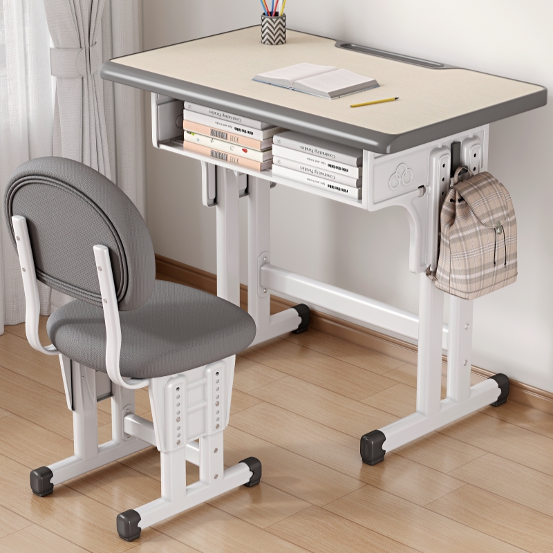 儿童学习桌椅新款舒适海绵中小学生课桌男女孩写字桌椅作业桌小孩