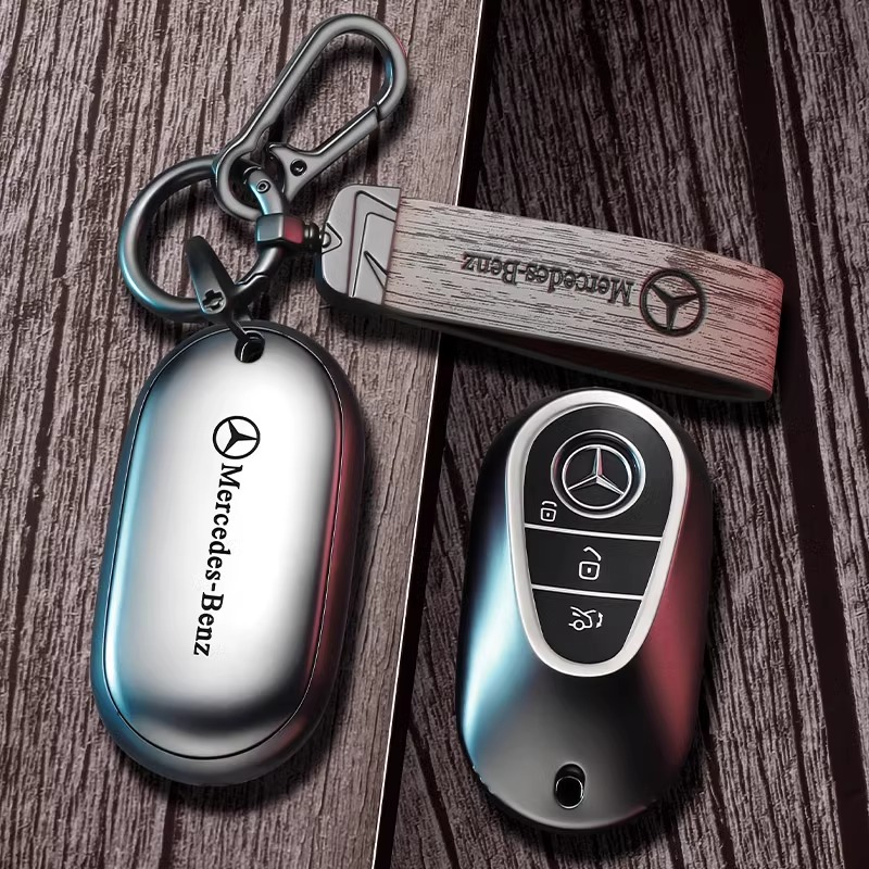 奔驰25款c260l钥匙套glc300l车e300l扣eqe壳glb220新c200l男女包