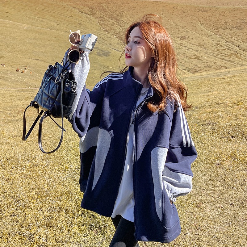 洋气衣服女小香风休闲外套女春秋小个子高档卫衣网红洋气炸街女装