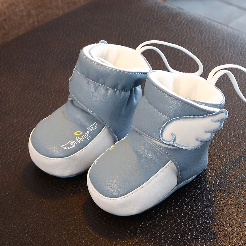 反季婴儿鞋秋冬季棉鞋软底宝宝鞋男女加绒加厚不掉鞋0-1岁8-9个月