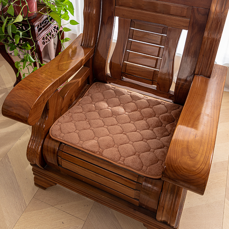 2024新款简约现代毛绒沙发垫红木加厚沙发盖布四季通用防滑沙发垫