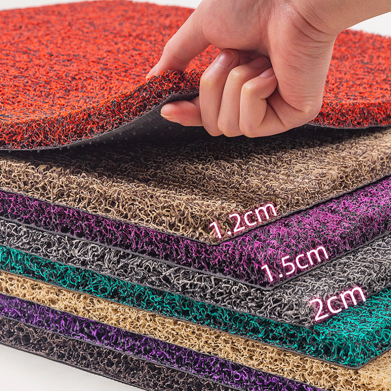 加厚pvc地垫丝圈入户门口脚垫防滑进门地毯家用可裁剪室外垫除尘