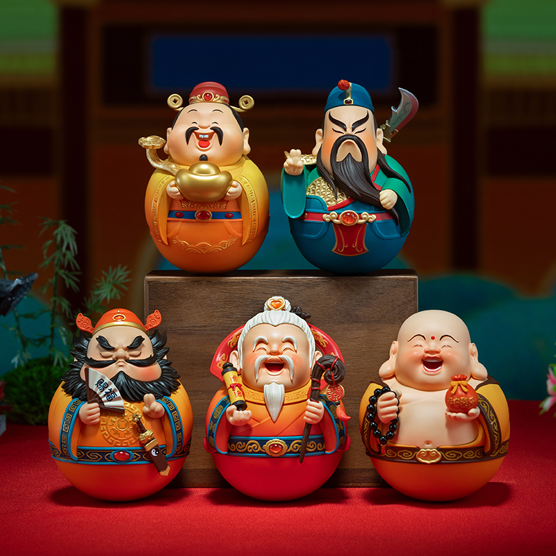 欢喜小将《神仙小天团》开运好物解压桌面不倒翁新年伴手礼