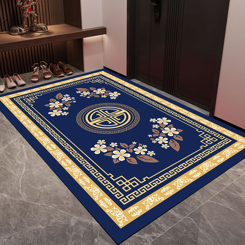 入户门垫浴室地垫新中式防滑垫卫生间脚垫吸水防滑地垫厕所玄关