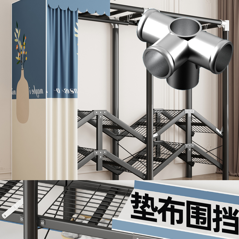 折叠免安装布衣柜简易衣柜家用卧室出租房用结实耐用衣橱收纳柜子