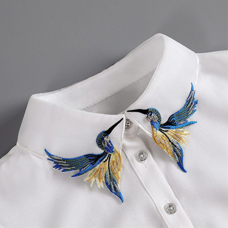 假领子女款百搭假衣领毛衣衬衣装饰内搭衣白色刺绣装饰百搭最新款