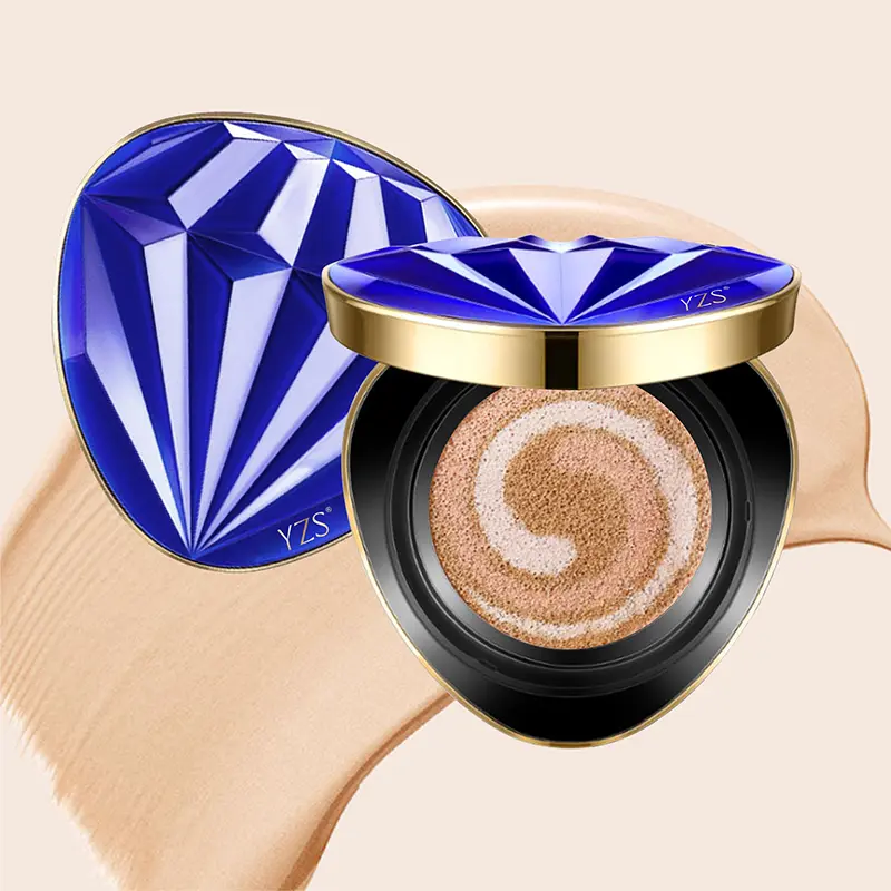 【遮瑕+隔离+持妆+水光亮肤】秋K蓝宝石四效合一无瑕保湿三色气垫