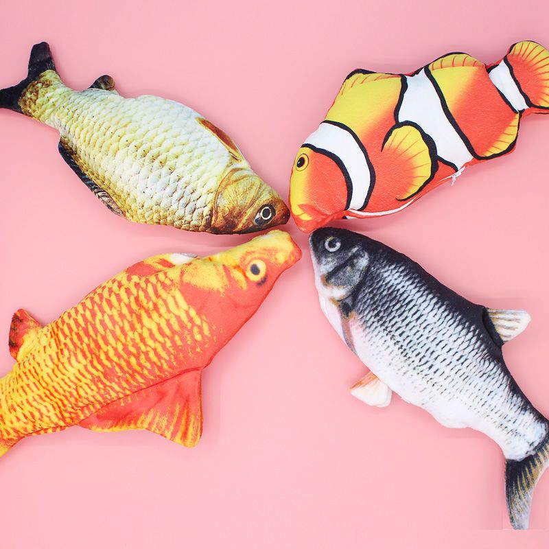 电动鱼玩具鱼摇摆仿真鱼会动的网红跳跳鱼睡哄娃神器婴儿童拍拍鱼