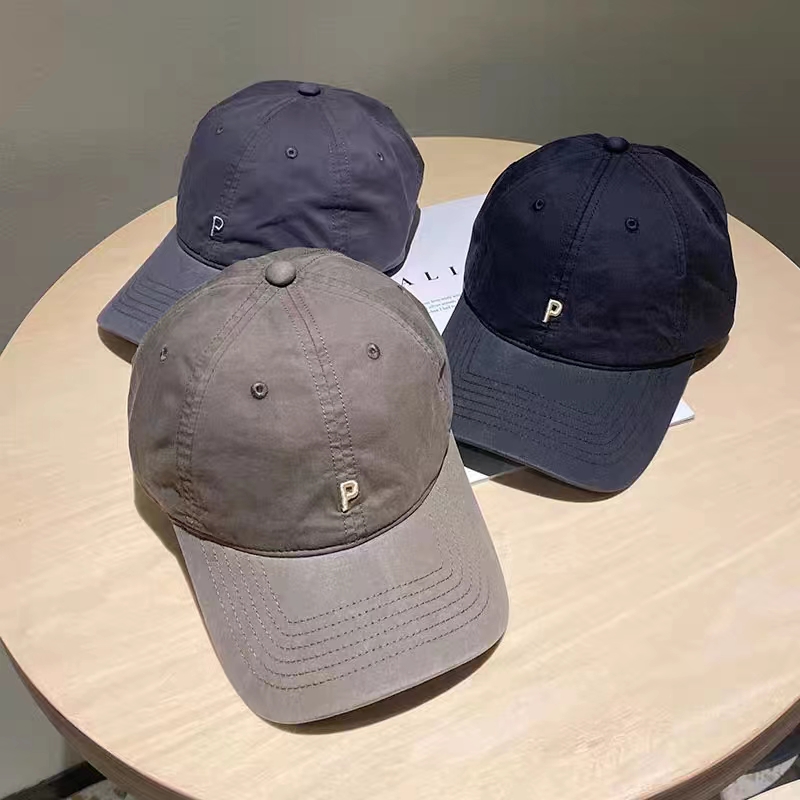 【经典软顶P标】夏季薄款速干纯棉棒球帽 加大加深显脸小简约不简单