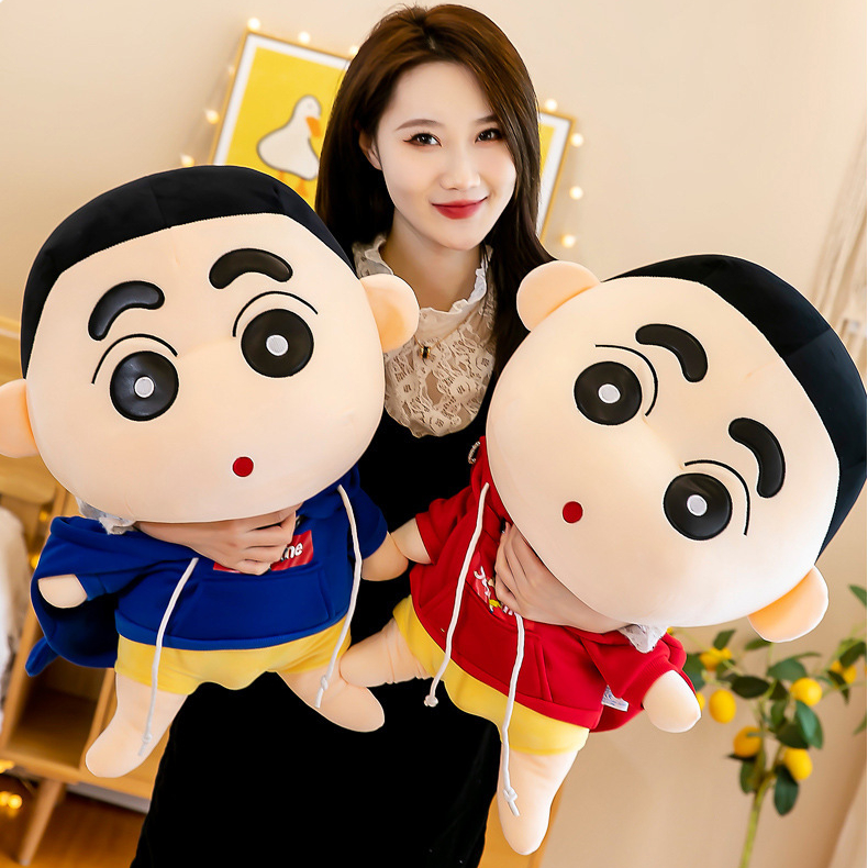 卫衣蜡笔小新毛绒玩具蜡笔小新公仔儿童玩偶生日礼物娃娃搞怪大象