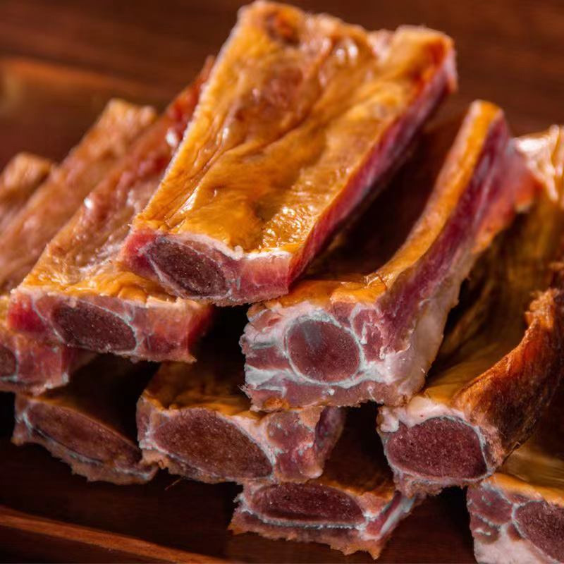 正宗四川烟熏腊排骨传统工艺柏枝熏制真空包装烟熏肉腊肉川渝美味