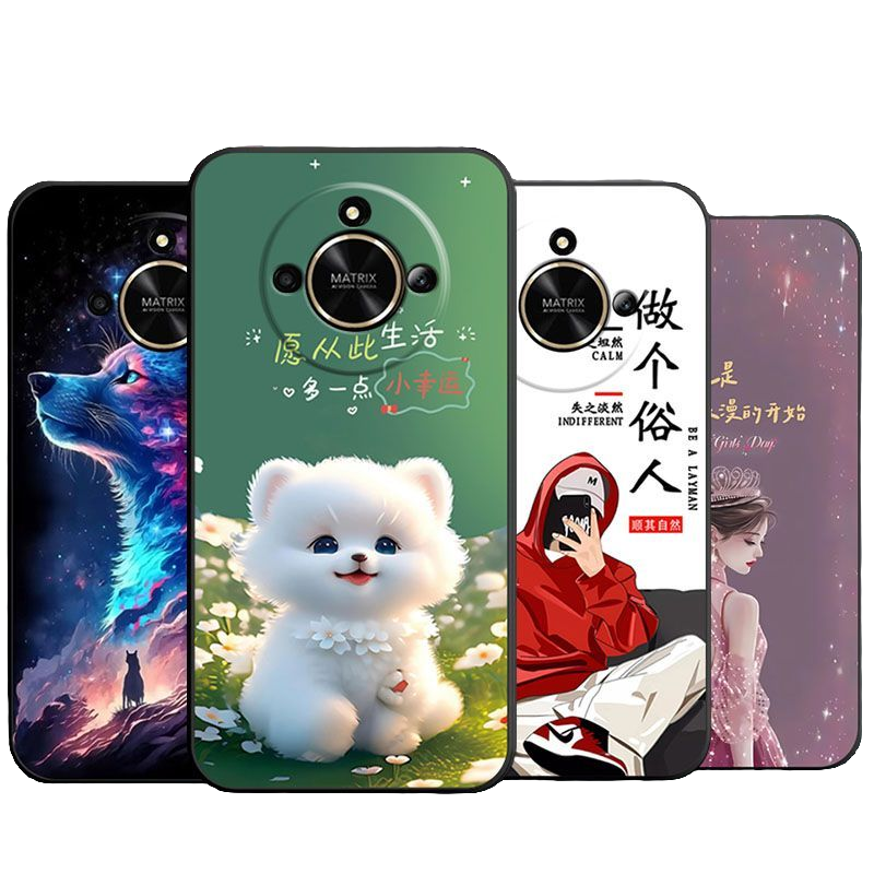 荣耀X50手机壳ALI-AN00保护套Honor新款耐脏防摔软胶套男女卡通潮