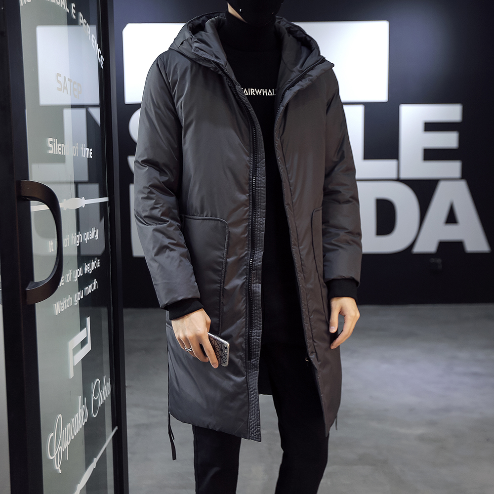 棉衣男中长款冬季韩版加厚男士外套宽松棉服2025新款休闲保暖棉袄