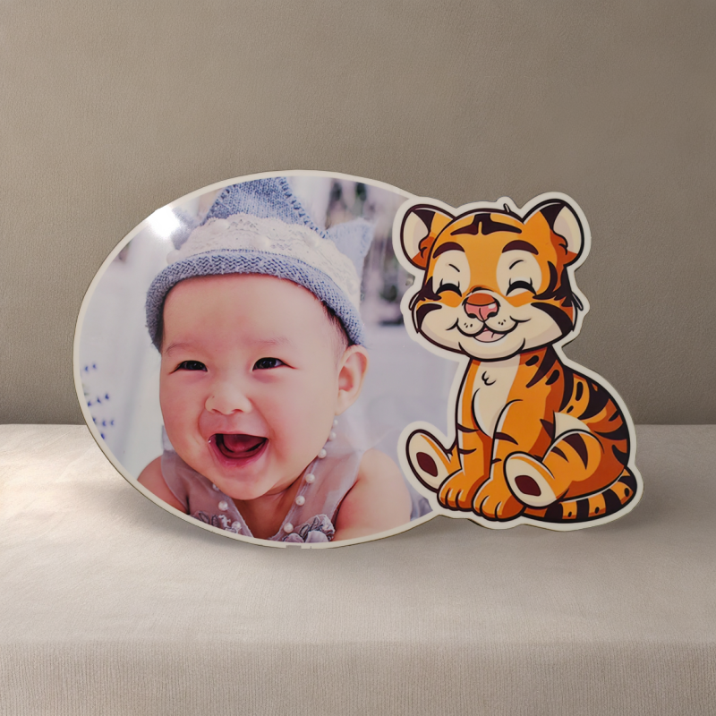 十二生肖摆台相框创意宝宝照片定制高清12生肖照片定制大韩洗相片