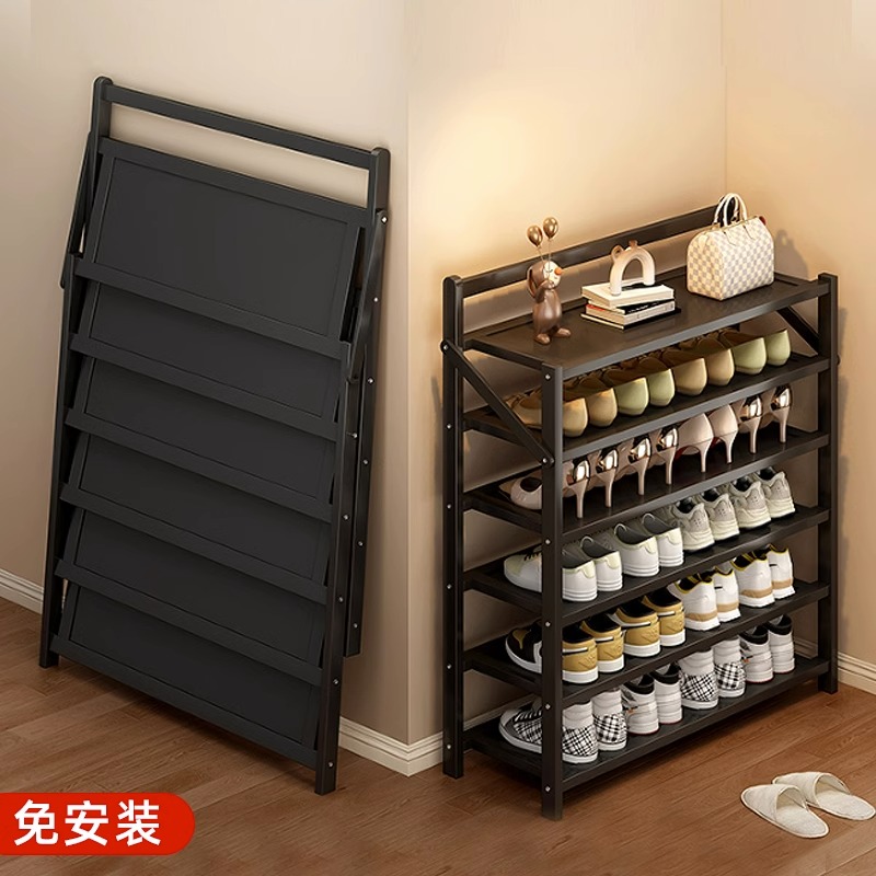 免安装鞋架子多层家用门口简易出租房用折叠结实收纳神器不占空间