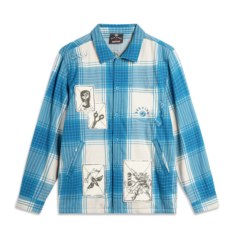 李宁衬衫男春季篮球系列时尚透气百搭宽松休闲衬衫ASHU451--B品