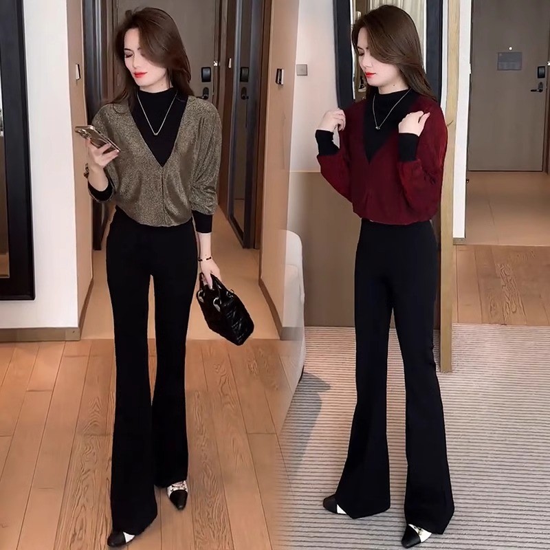 设计感长袖T恤上衣女装春秋季2025新款时尚洋气减龄别致漂亮小衫