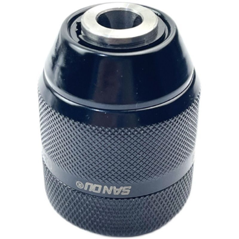 三欧金属款0.8-10mm手紧夹头手电钻螺纹自锁夹头3/8-24UNF配件